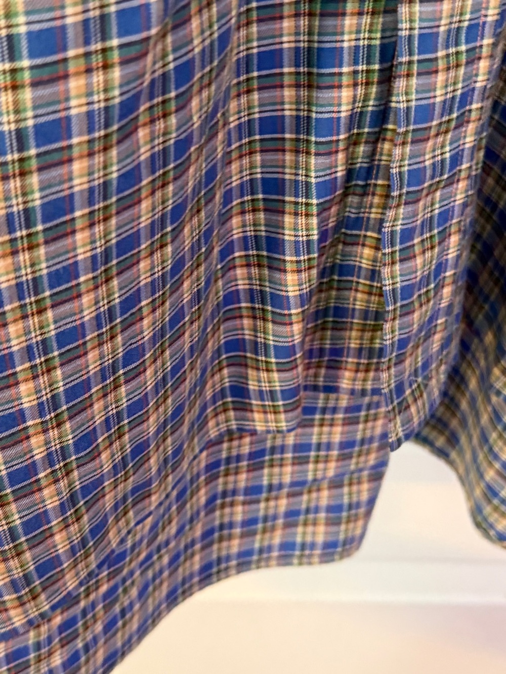 Ralph Lauren Blue and Green Plaid Button-Down Shirt 4XL - Picture 8 of 14